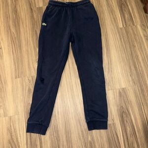 Lacoste Sport Sweatpants Joggers Training Pants Navy Blue Kids Size 10‎